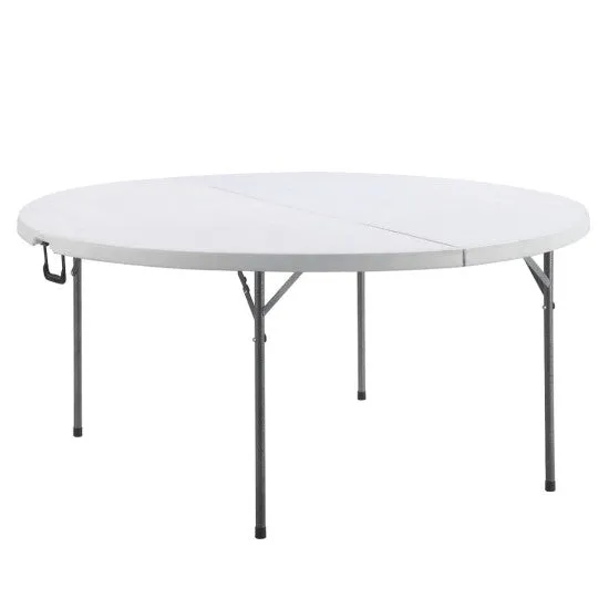 10 Seater Round Folding Trestle Table 1.7m