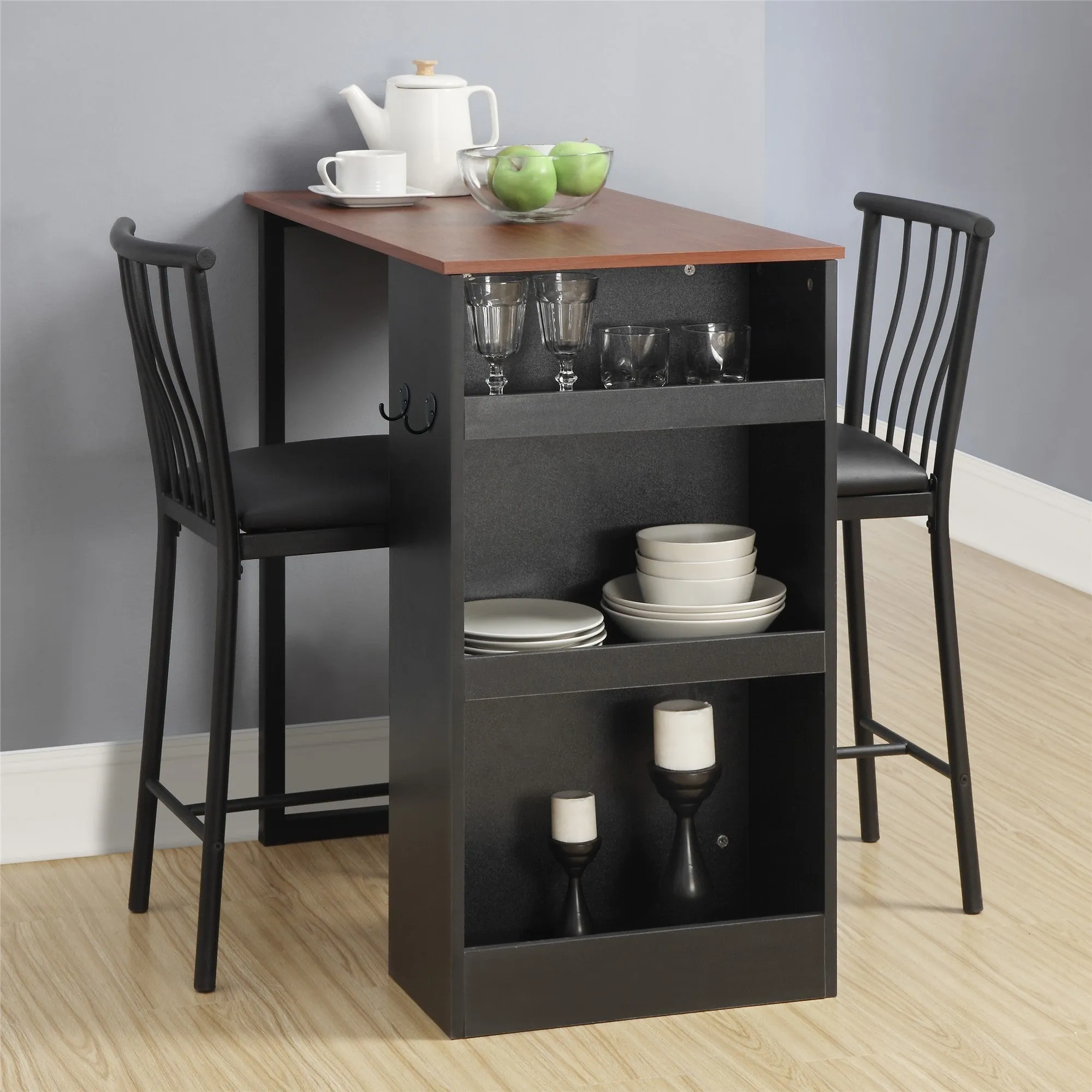 3-Piece Counter Height Bar Set with Chairs