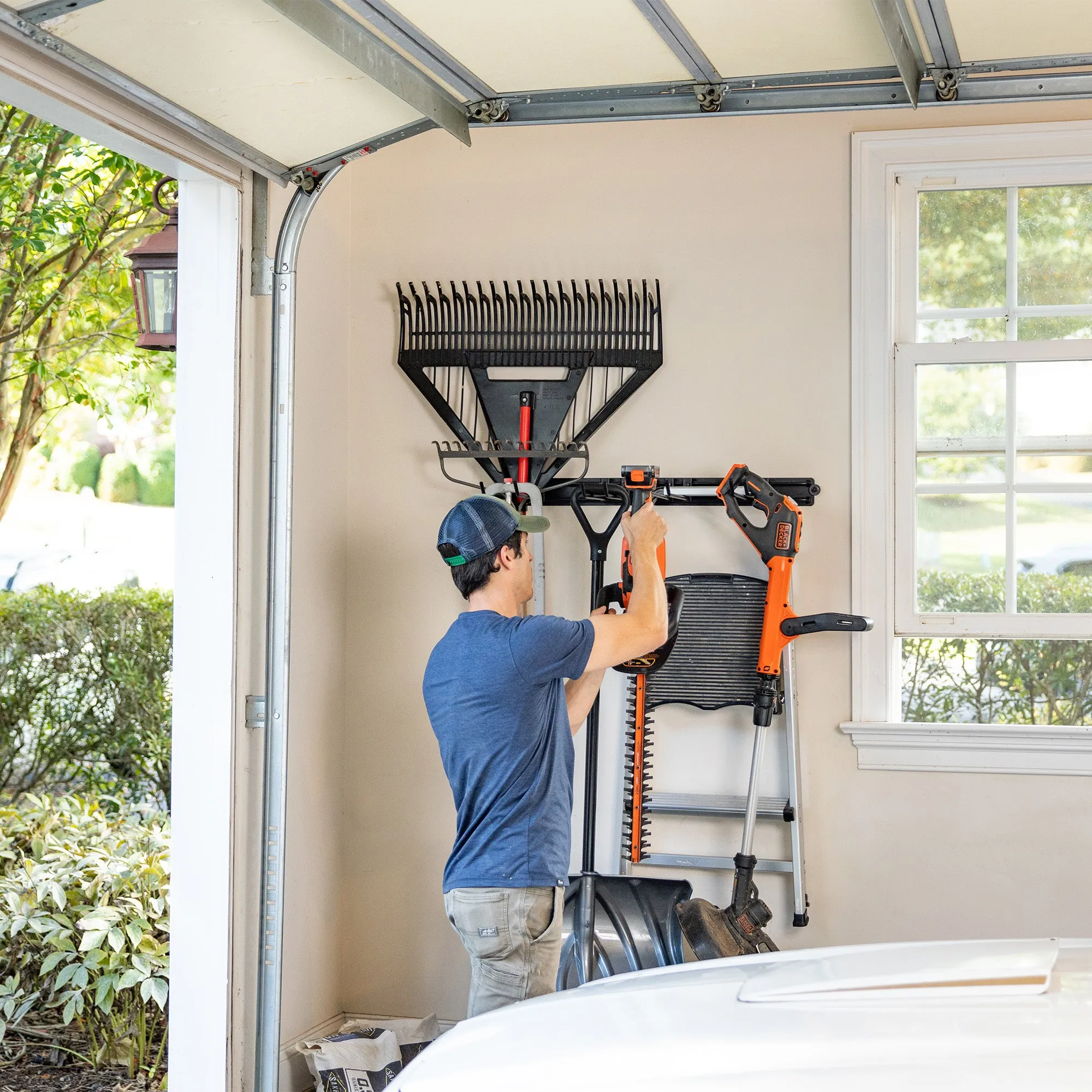 32" Modular Multi-Use Adjustable Garage Organizer | Holds 300 lbs