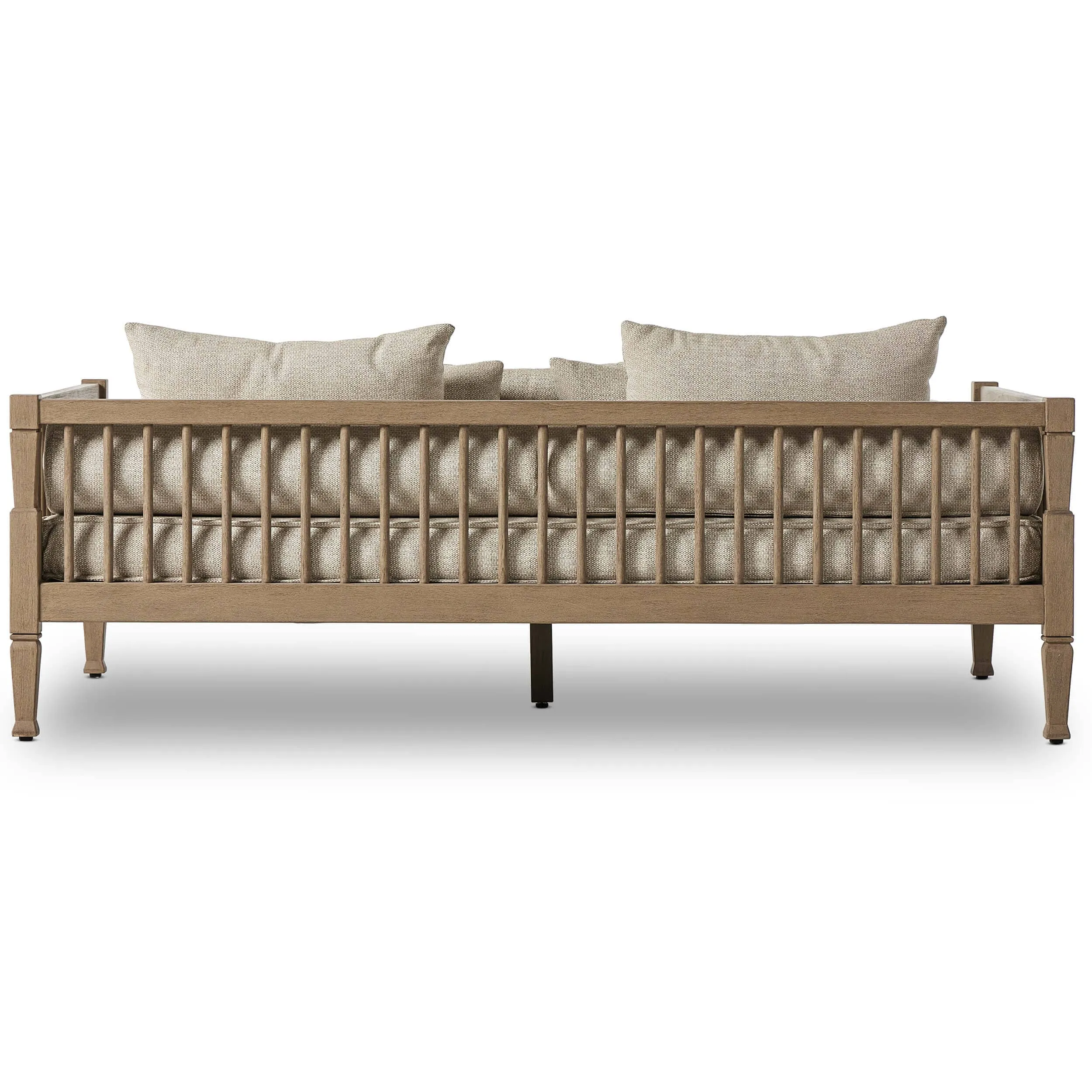 Amero Outdoor Sofa, Faye Sand/Washed Brown