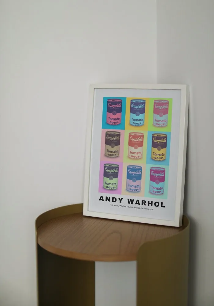 Andy Warhol Soup Poster PRINTABLE WALL ART, Andy Warhol Lithograph, Andy Warhol Print, Museum Poster, Vintage Food Poster, Pop Culture Wall Art Print