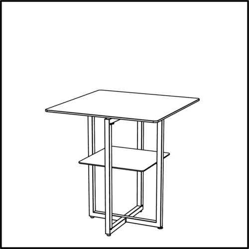 Bauscher Hepp VE-24022 Folding Table