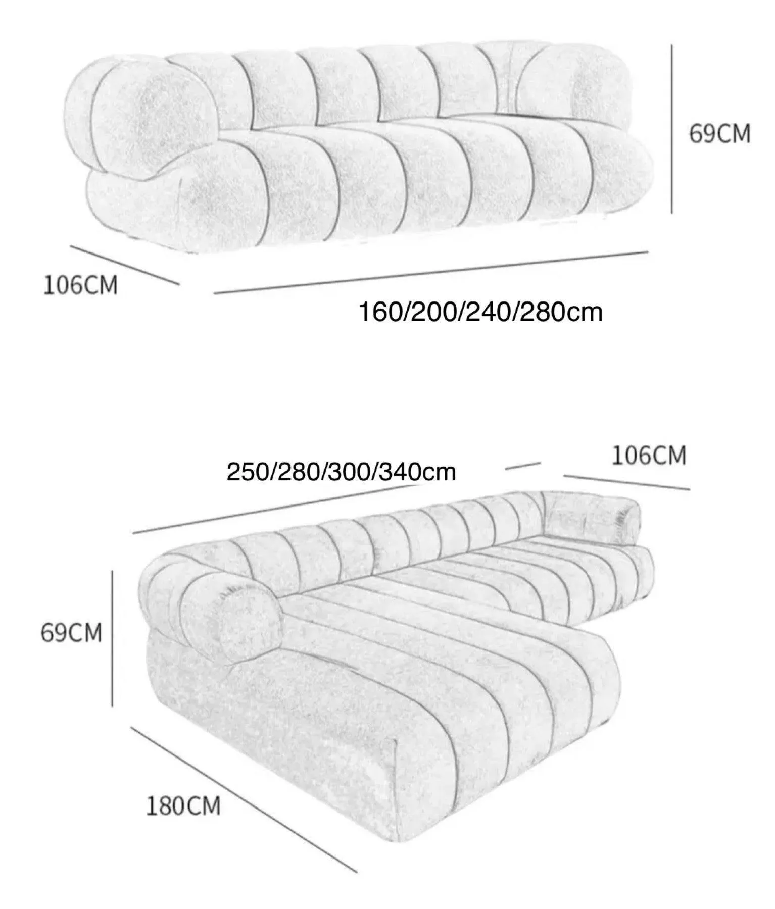 Benji Performance Boucle Sofa