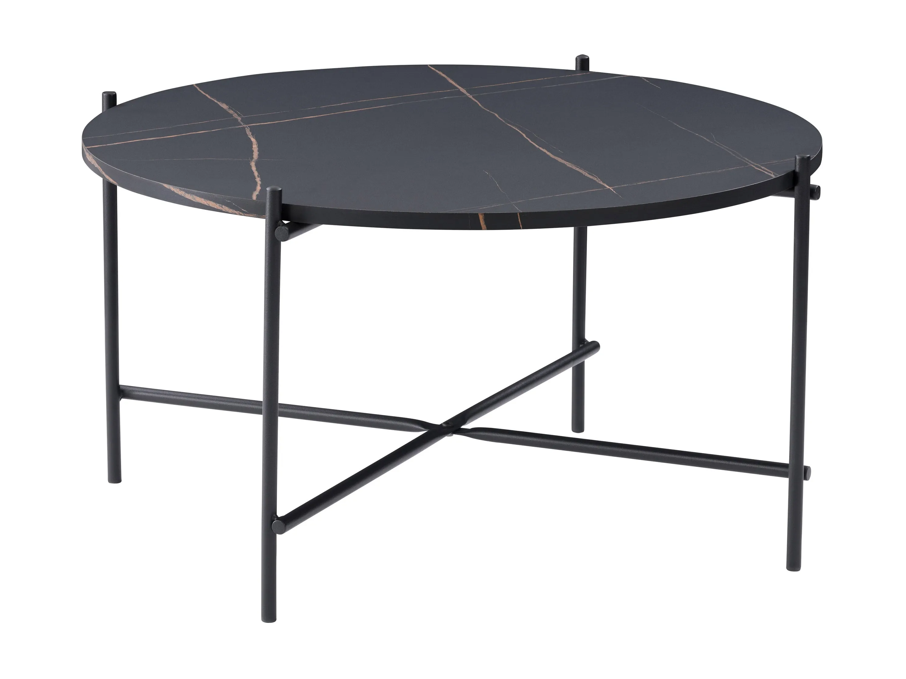 Black Round Coffee Table