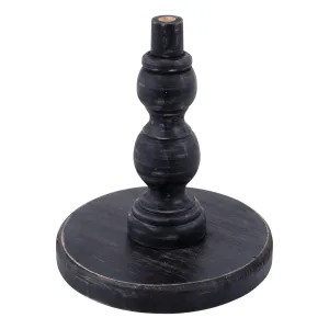 Black Wood Base for Toppers