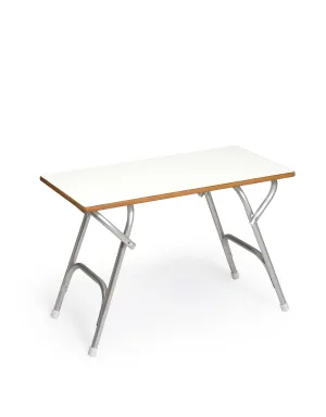 Boat Table Marine grade Plywood covered with White Formica 45x88x61cm-M200FT