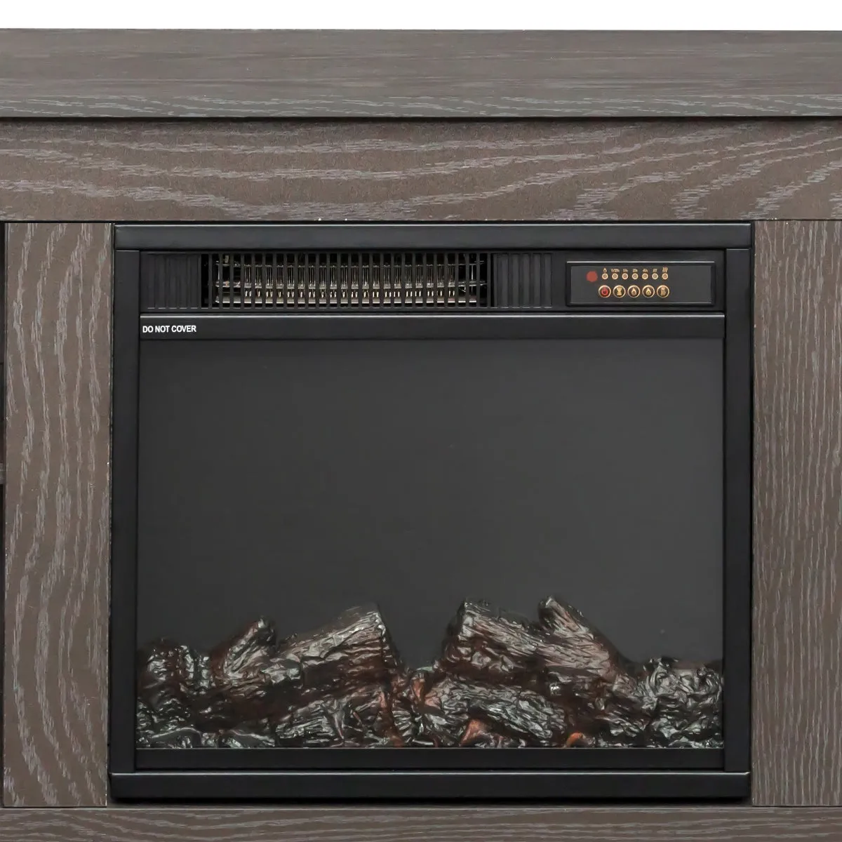 Brenna 64" TV Stand Fireplace with Remote Control and Timer