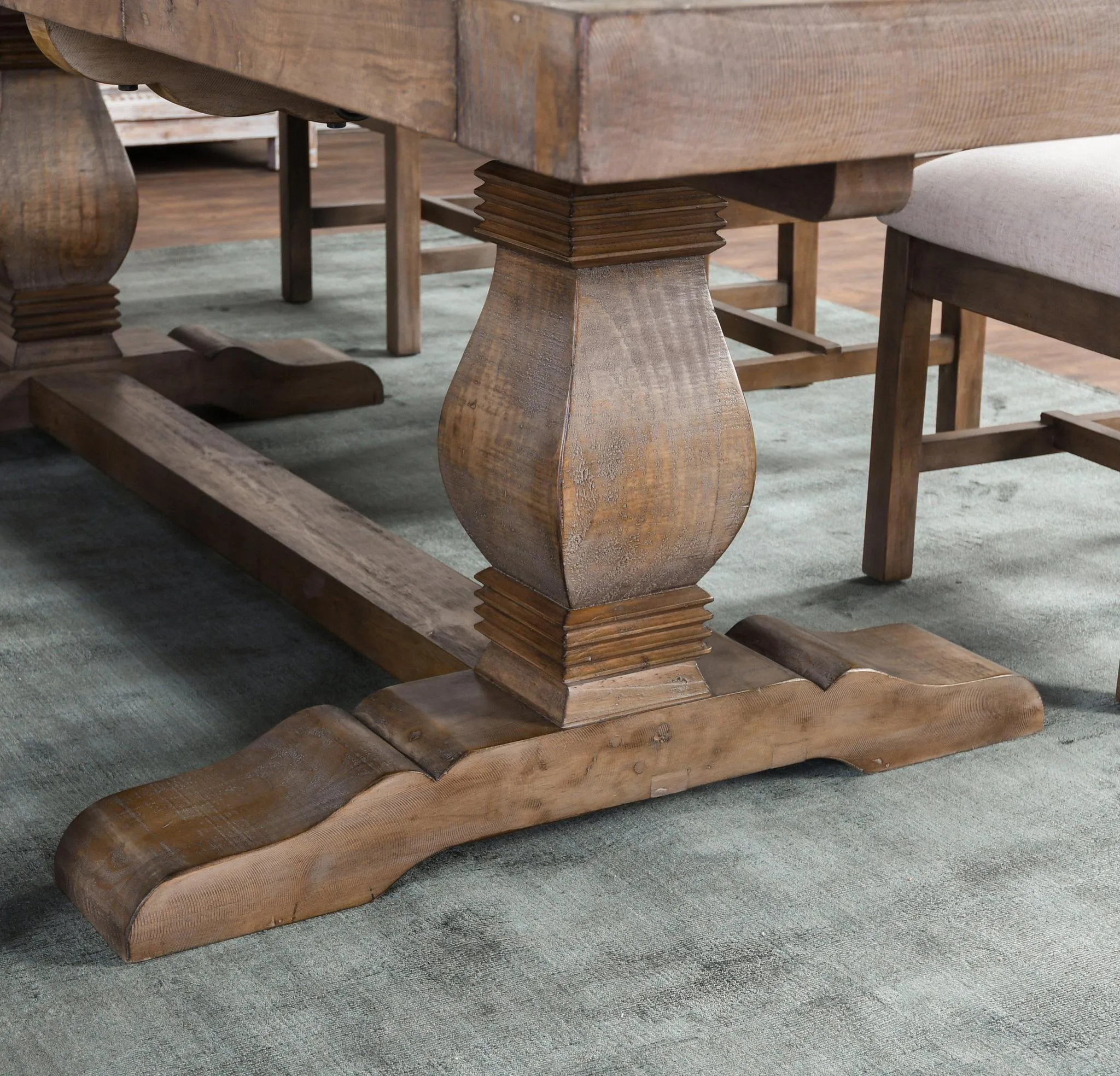 Caleb Reclaimed Extension (84-114") Dining Table