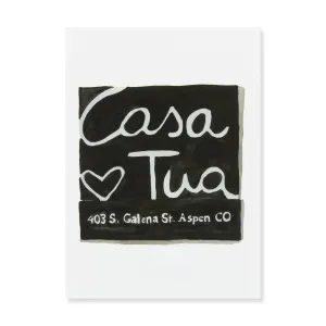 Casa Tua Premium Collectible Matchbook - Elegant and Functional Design for Home or Gifts