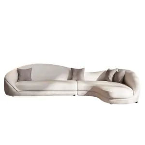 Casen Performance Boucle Curve Sofa