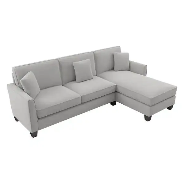 Celio Modern Suede Sectional Sofa Set