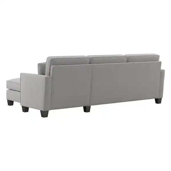 Celio Modern Suede Sectional Sofa Set