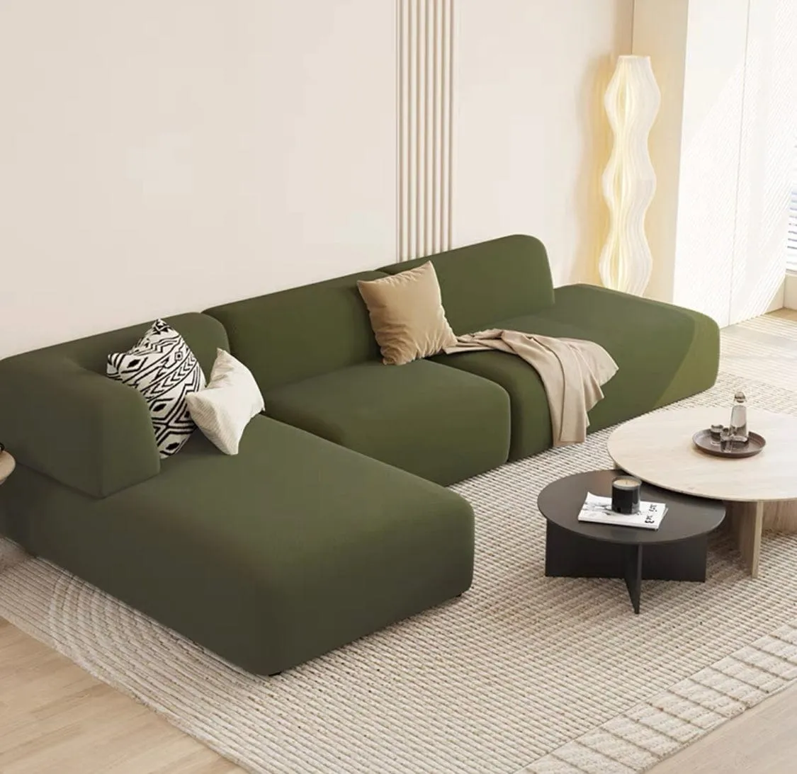 Cleve Sectional Extended Chaise Sofa