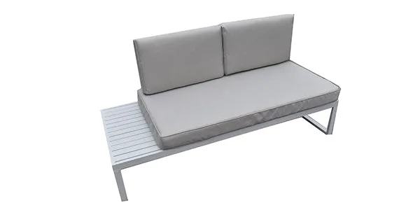 Duoyes Outdoor Padded Sofa, Multi-Use Sofa Modular in Aluminum Frame with Cushions