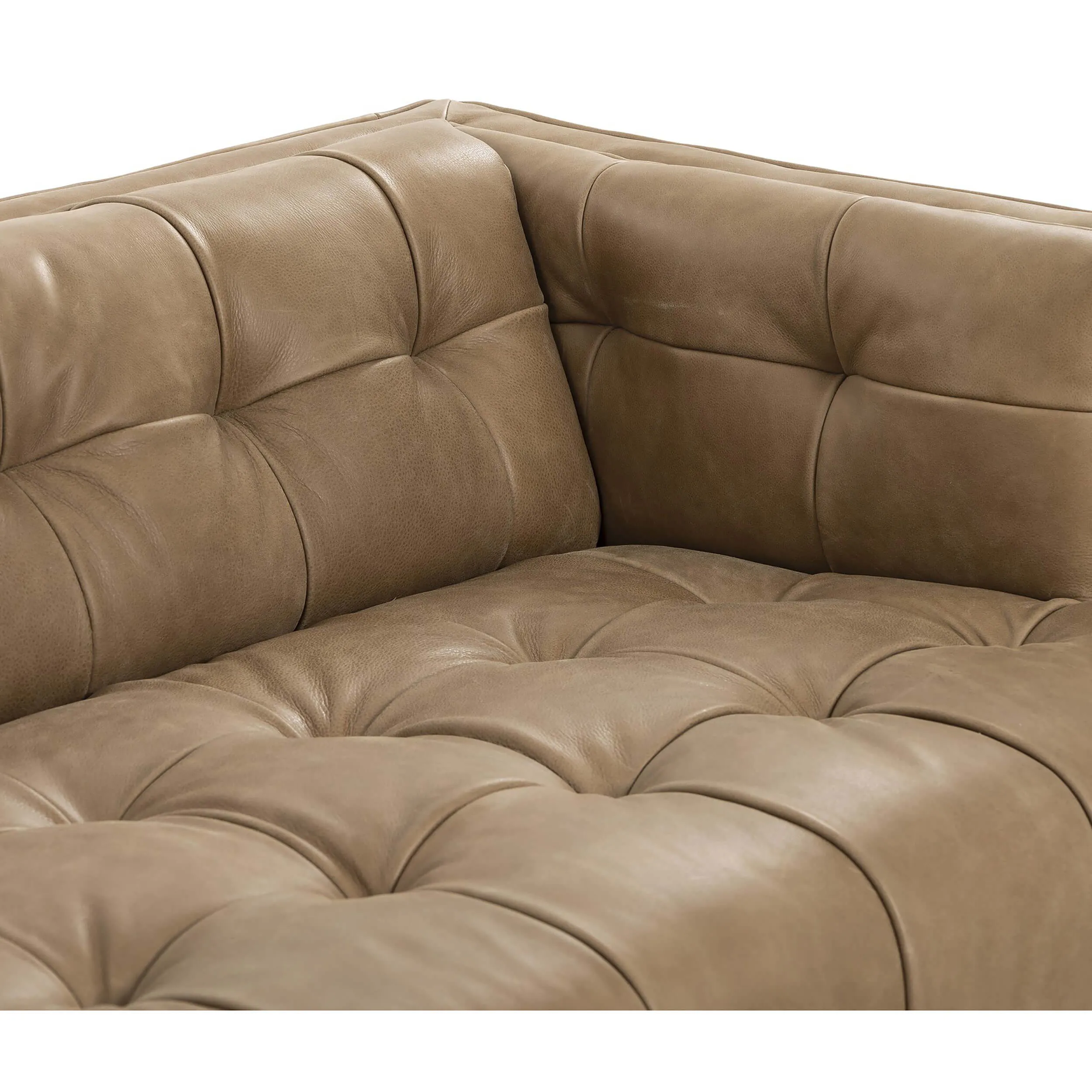 Dylan Leather Sofa, Palermo Drift