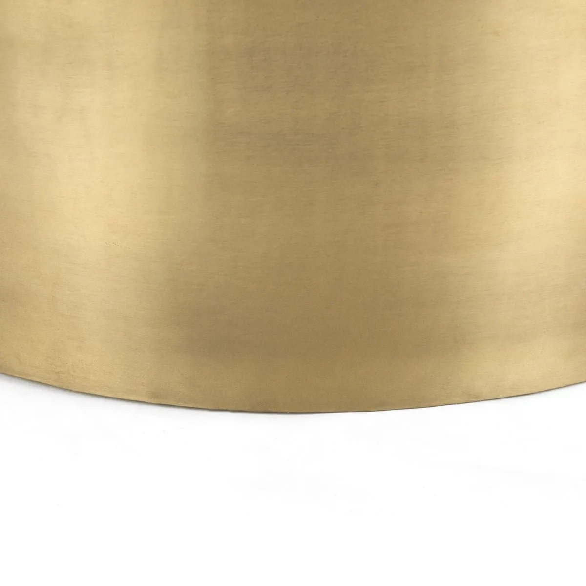 Eclipse Coffee Table Gold Metal | Brown Wood