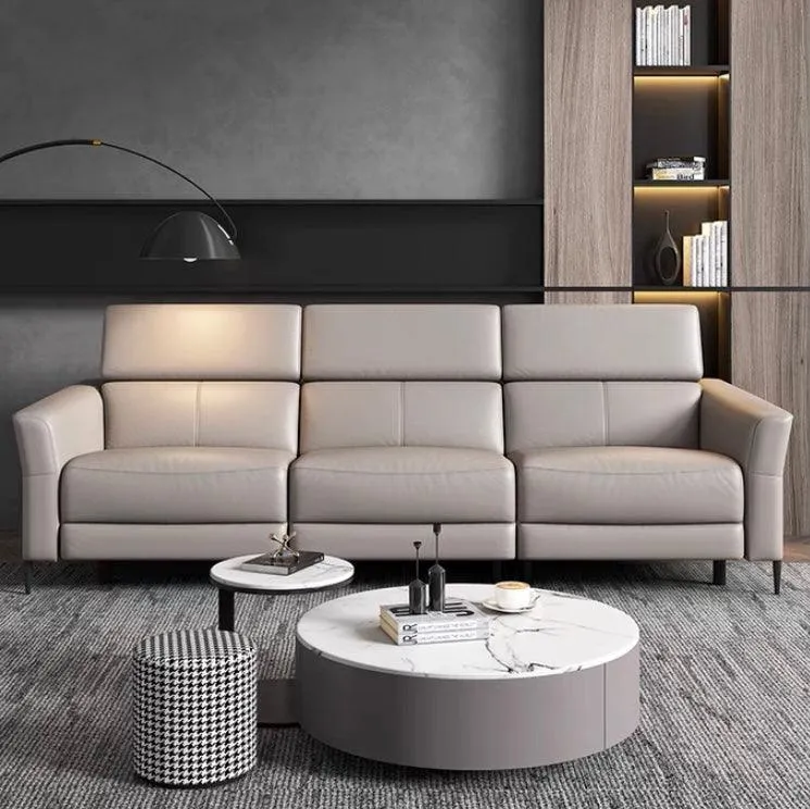 Ellie Sectional Electric Recliner Leather Sofa