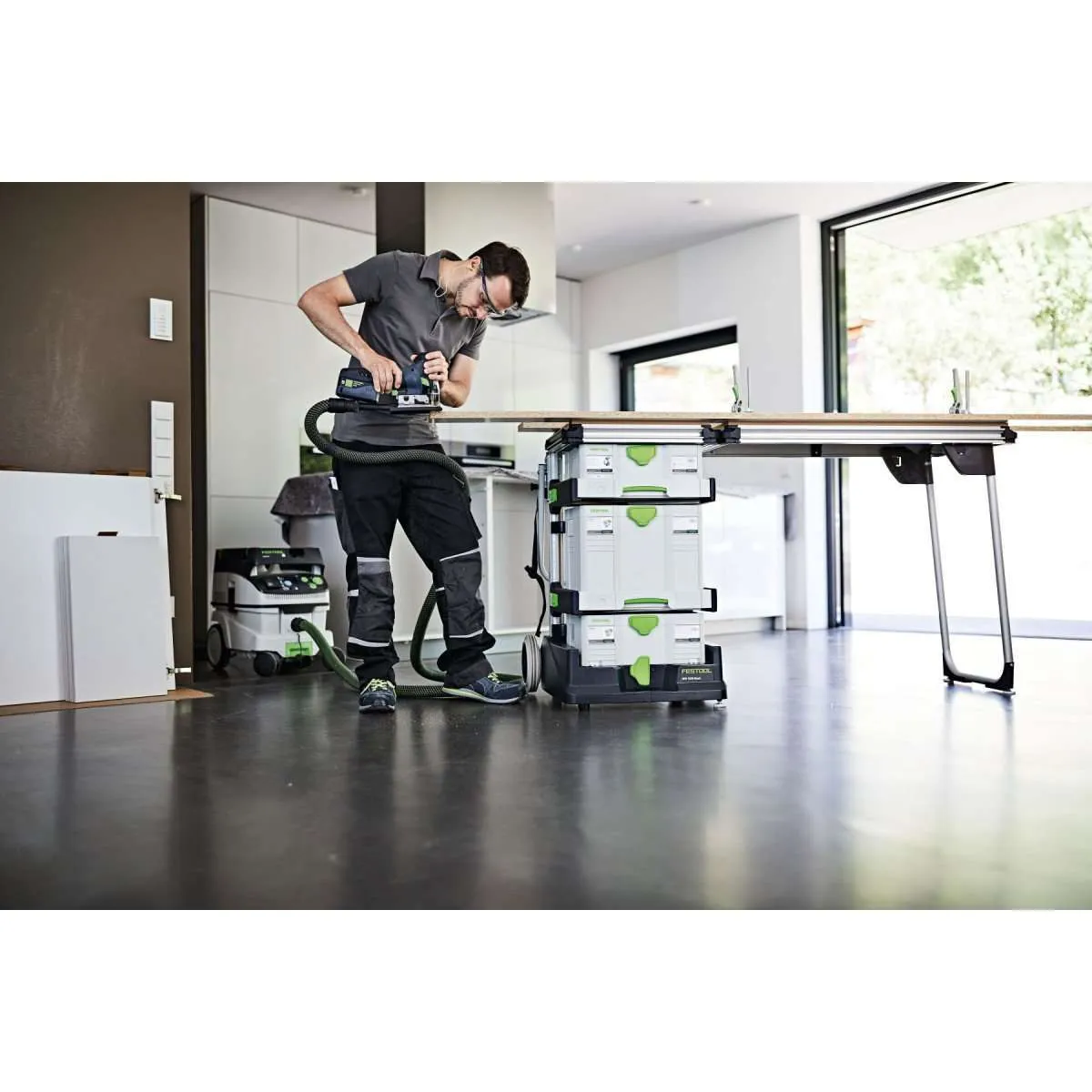 Festool 203802 MW 1000 Mobile MFT Work Shop SET W/ Extension Table