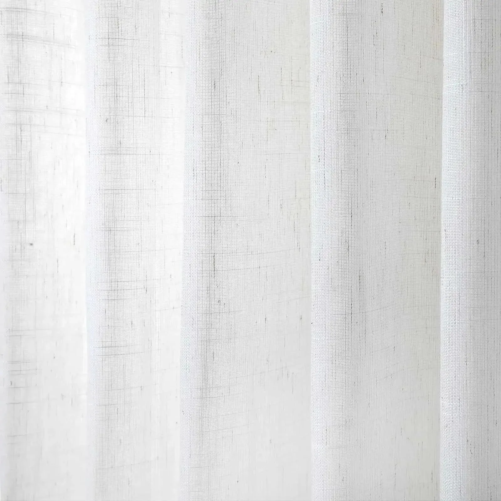 Flynn Airy Lightweight Sheer Curtain Pleated