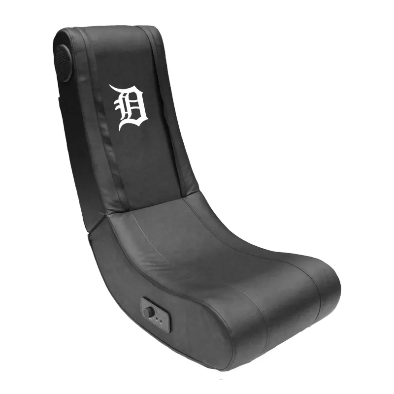 Gaming Chair 100 with Detroit Tigers White Logo