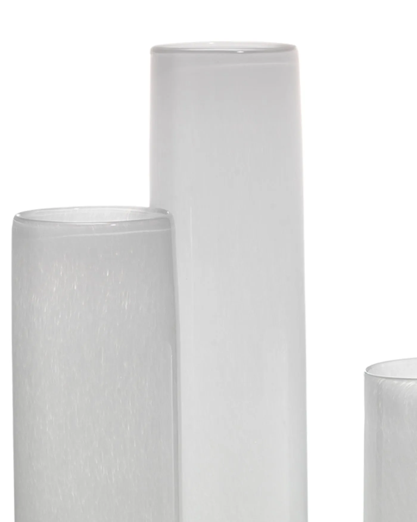 Gwendolyn Hand Blown Vases (Set Of 3) - White