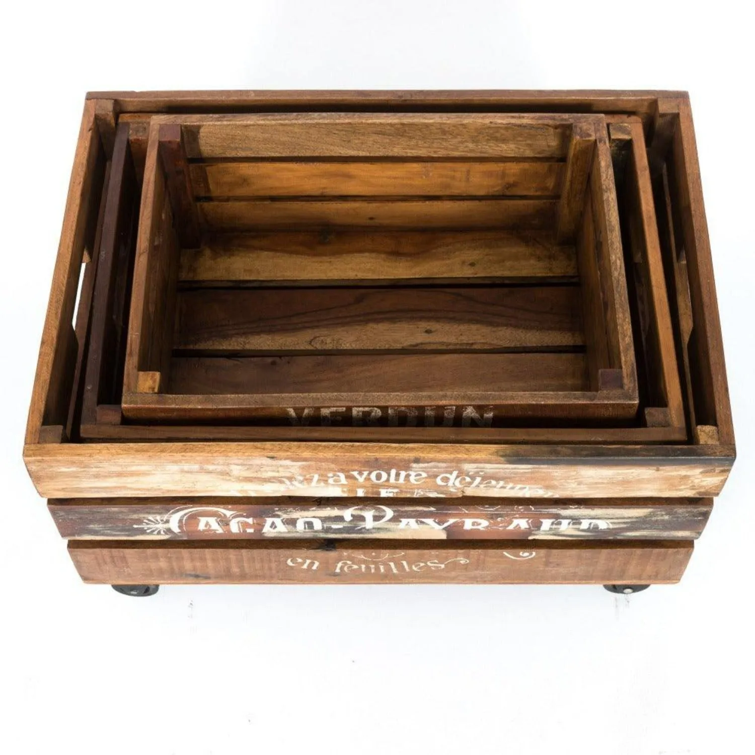 Hamilton Storage Crate Boxes - Set of 3