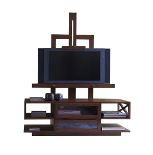 Havana Leather TV Easel