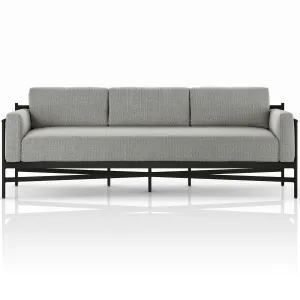 Hearst 99" Outdoor Sofa, Faye Ash