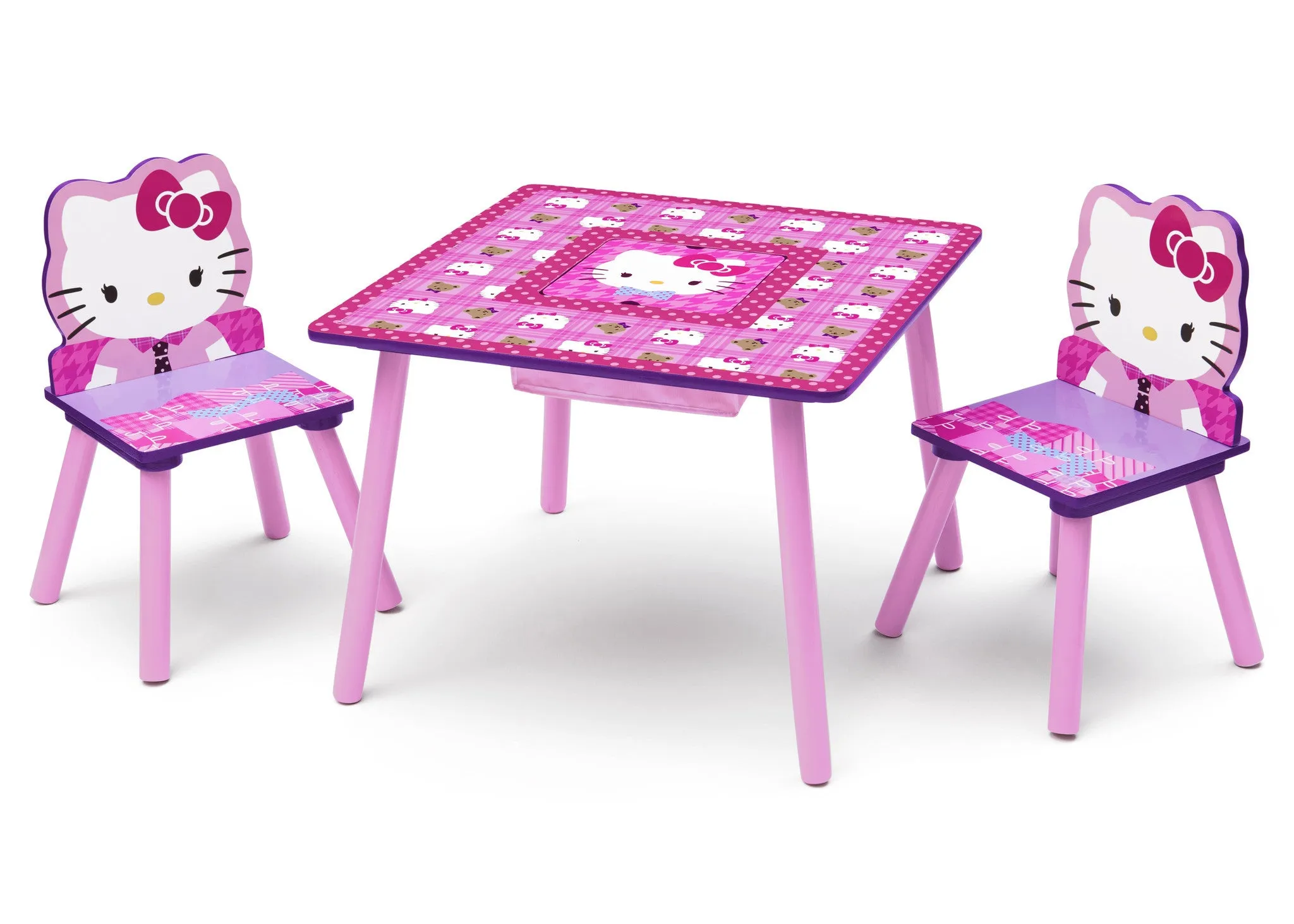 Hello Kitty Table & Chair Set with Storage