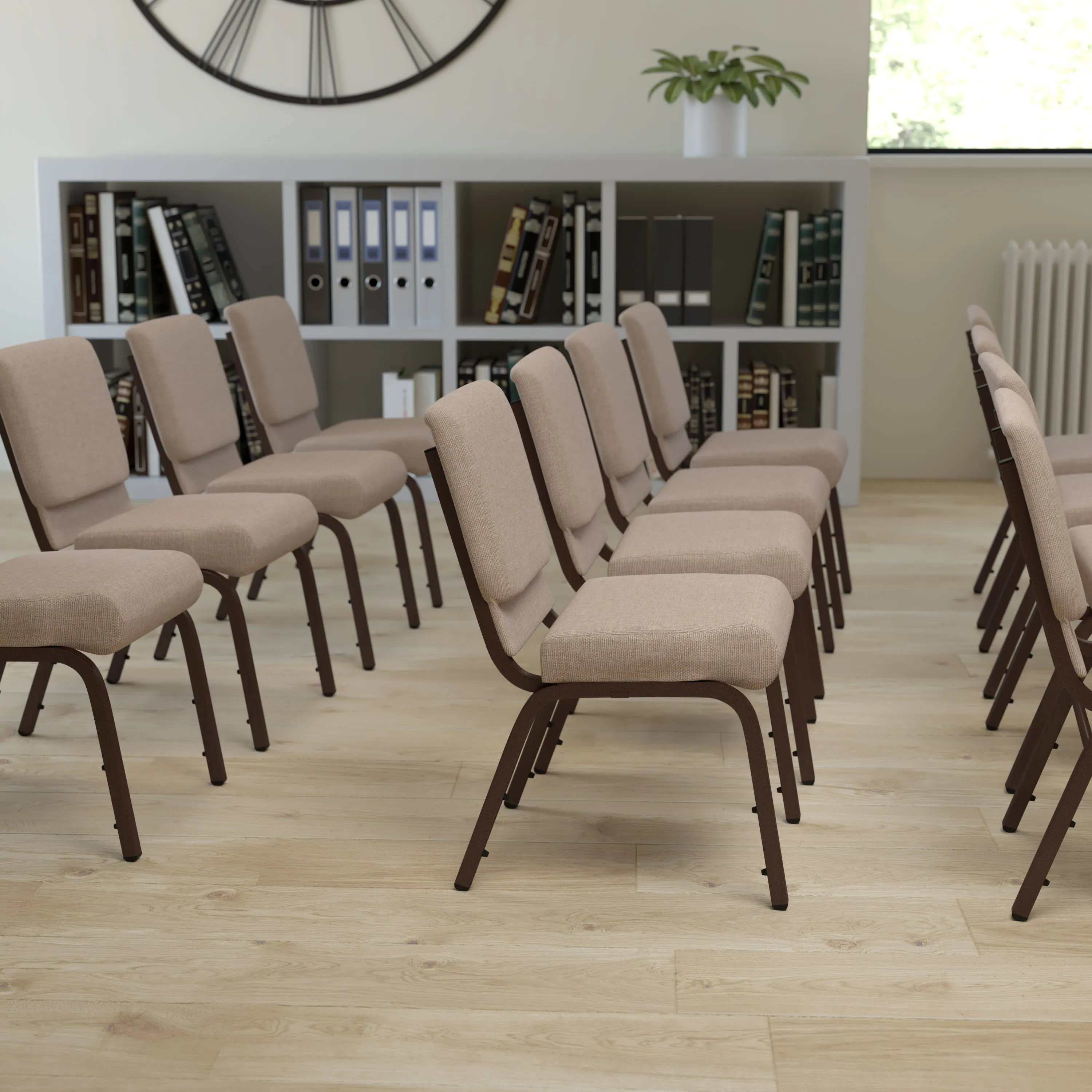 HERCULES Series 21''W Stacking Church Chair