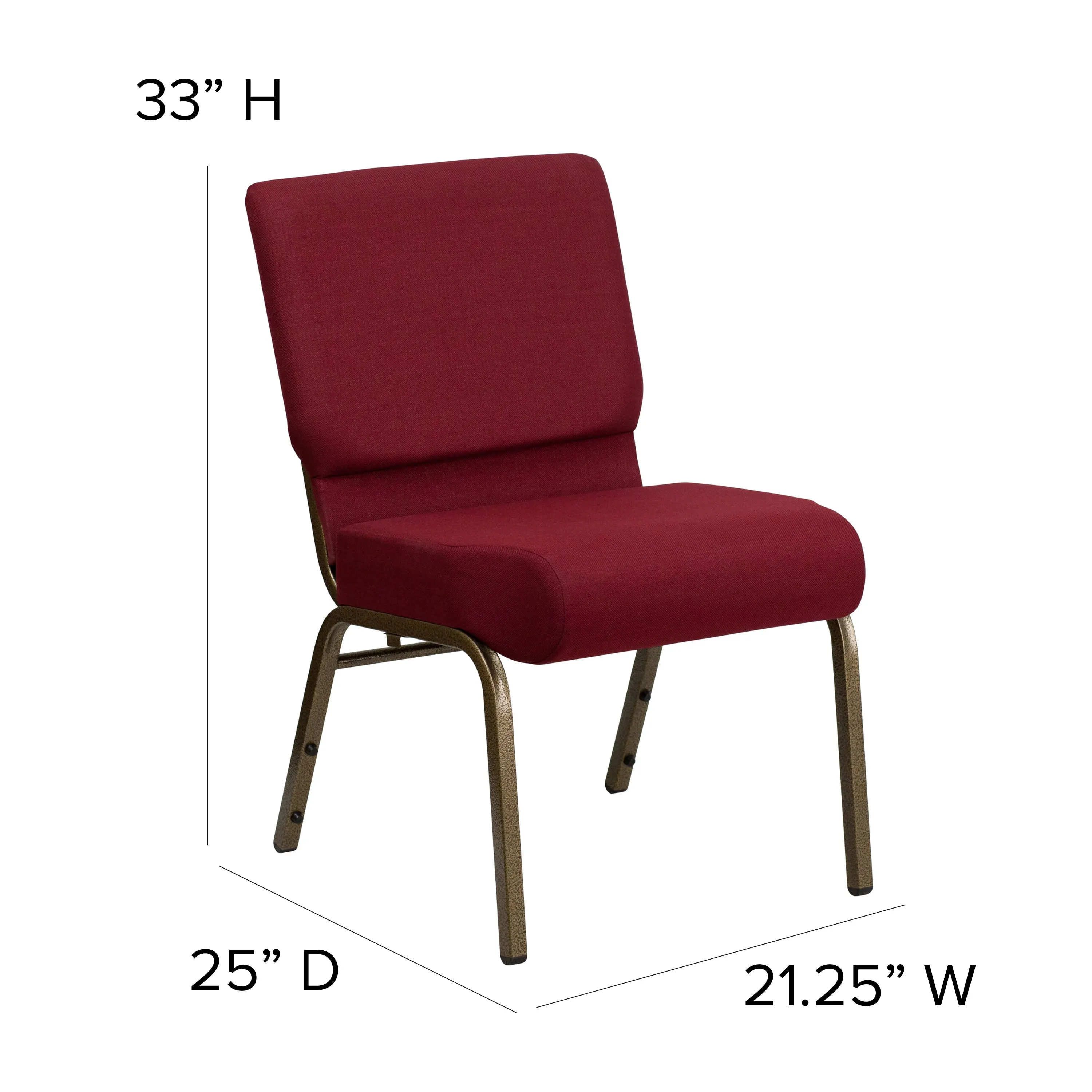 HERCULES Series 21''W Stacking Church Chair