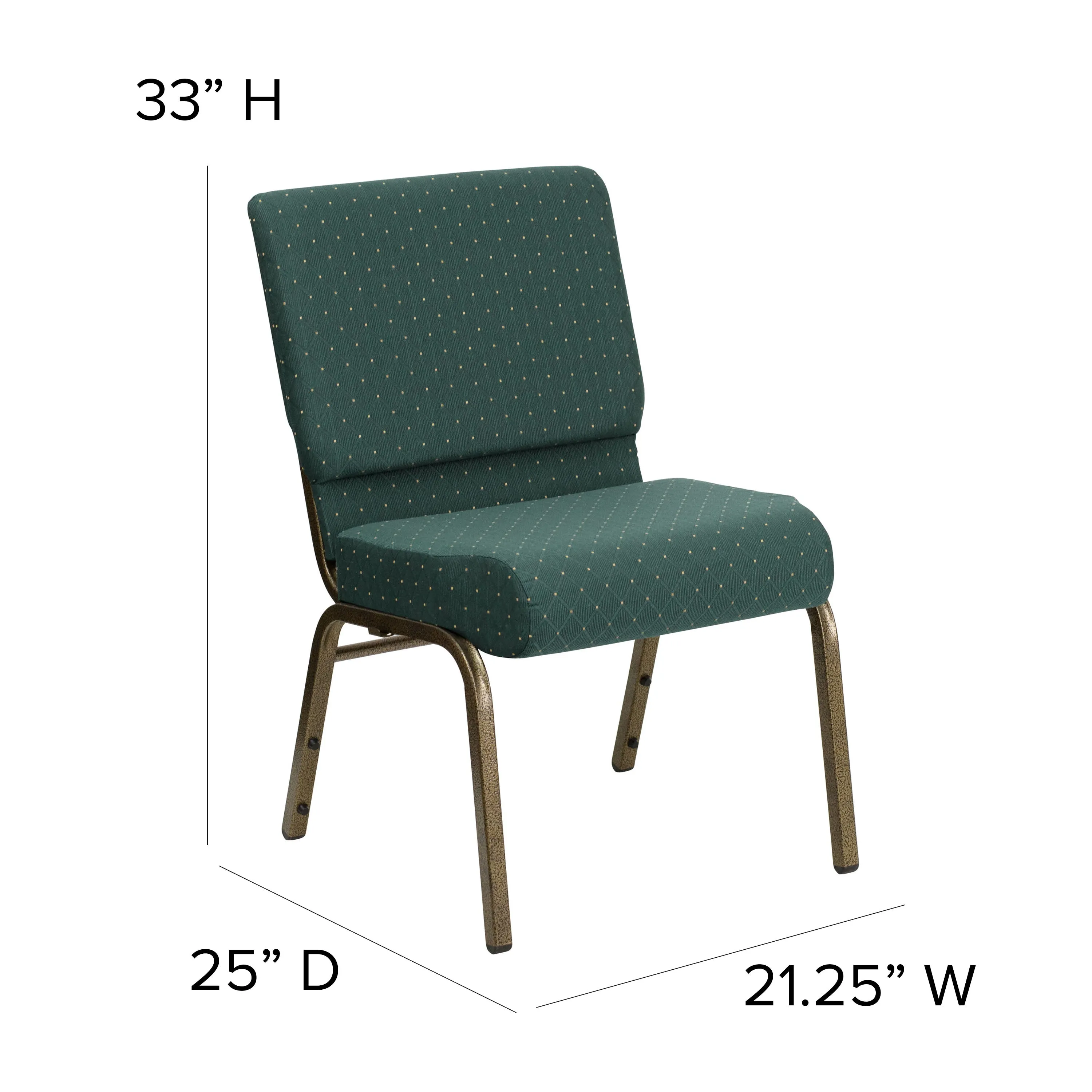 HERCULES Series 21''W Stacking Church Chair