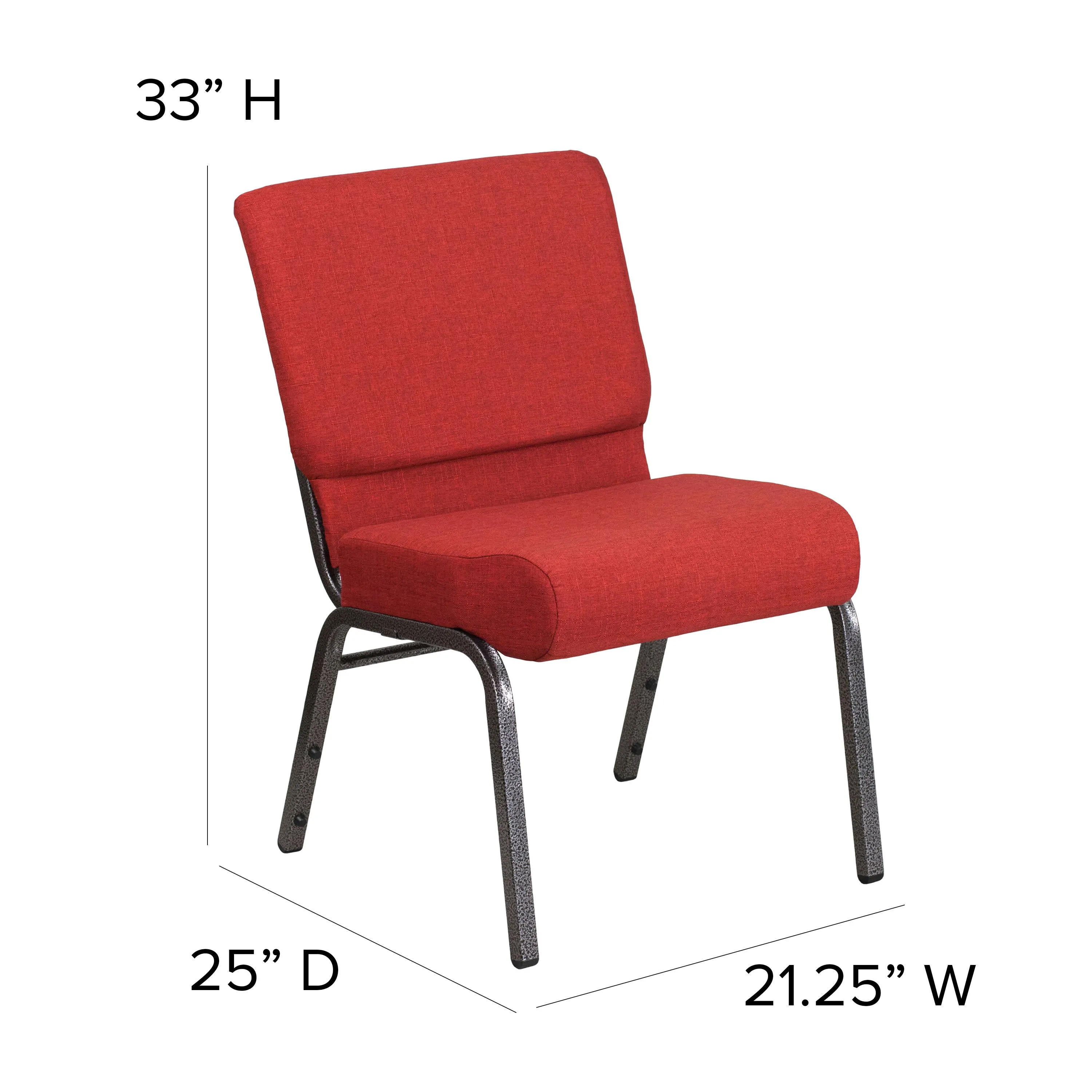 HERCULES Series 21''W Stacking Church Chair