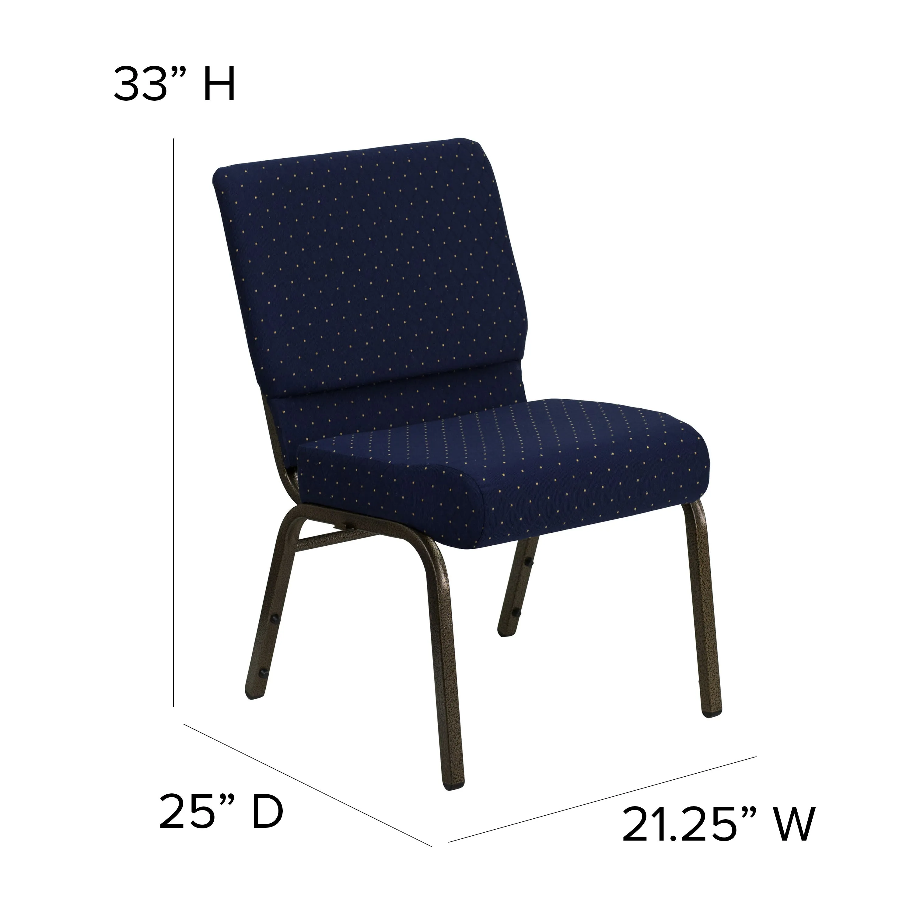 HERCULES Series 21''W Stacking Church Chair