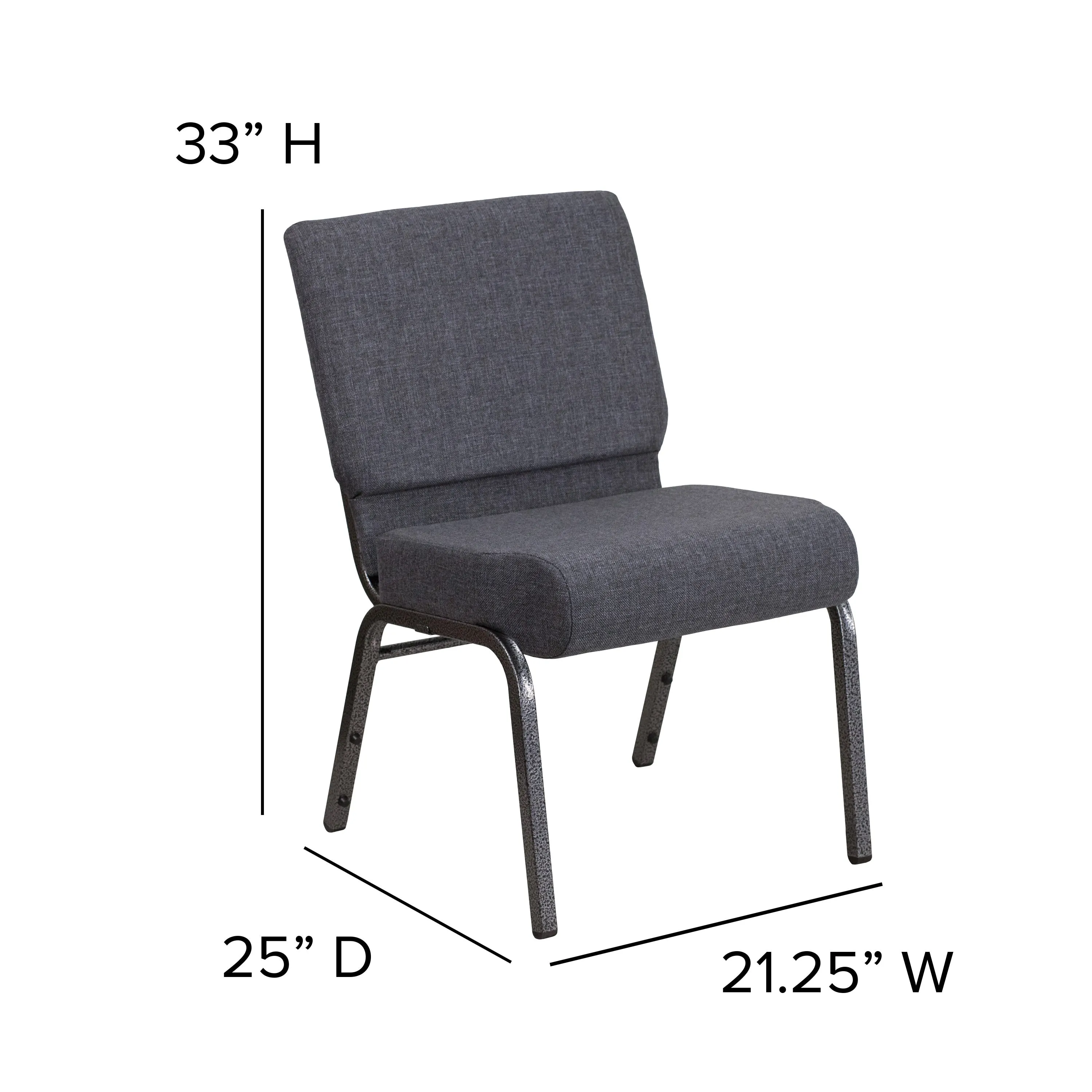 HERCULES Series 21''W Stacking Church Chair