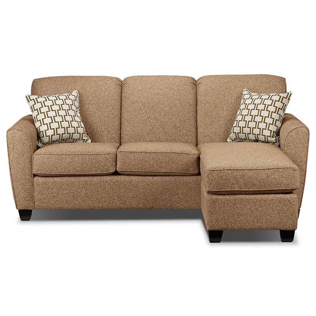 Holden 3 Seater L Shape Sofa With Ottoman For Living Room