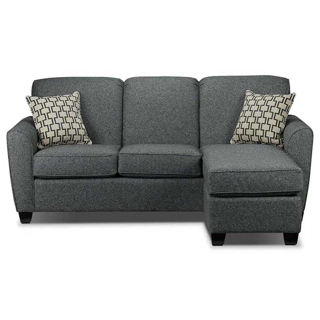 Holden 3 Seater L Shape Sofa With Ottoman For Living Room