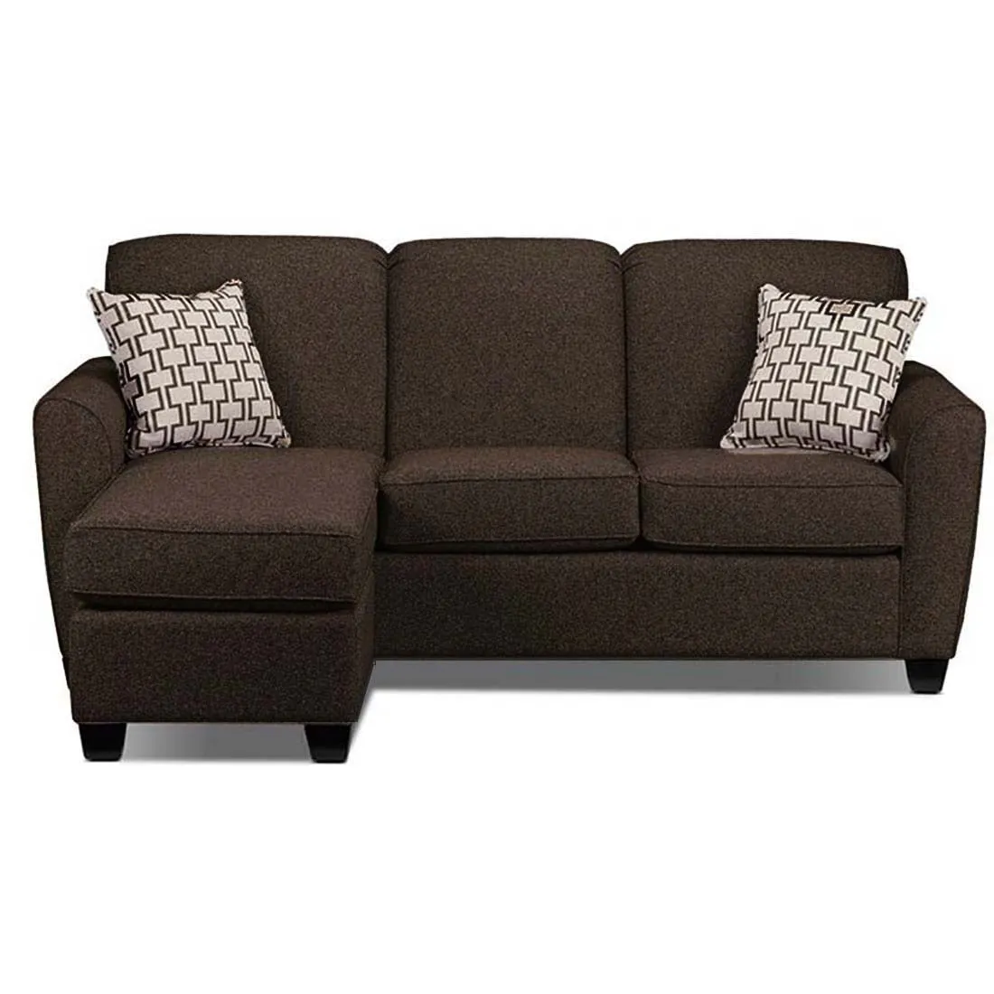 Holden 3 Seater L Shape Sofa With Ottoman For Living Room