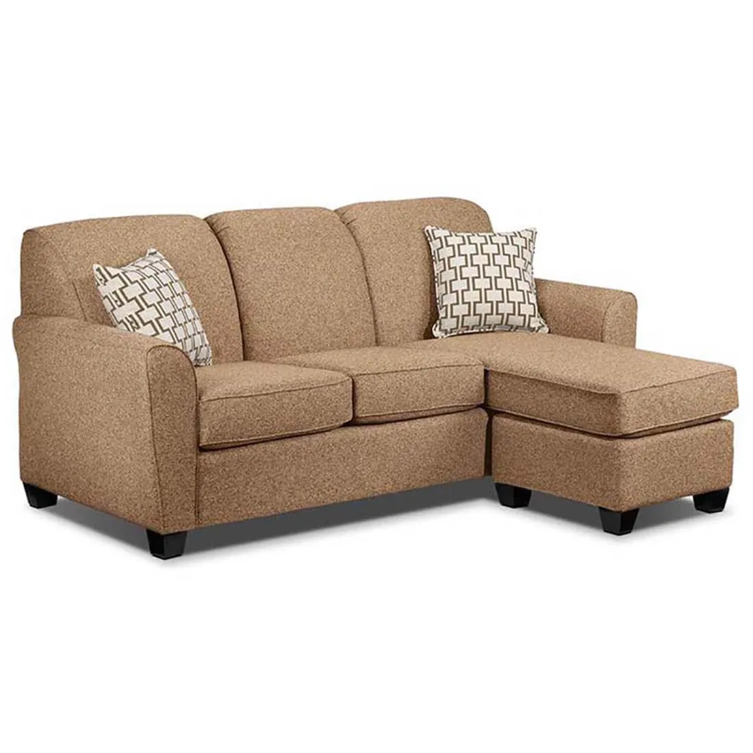 Holden 3 Seater L Shape Sofa With Ottoman For Living Room