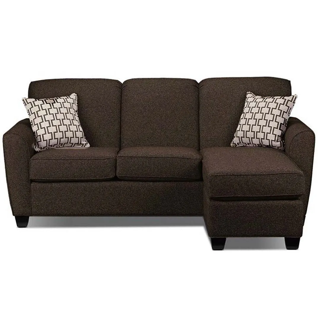 Holden 3 Seater L Shape Sofa With Ottoman For Living Room