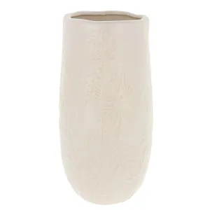 Joe Davies 32.5cm Large Cream Meadow Sweet Open Vase