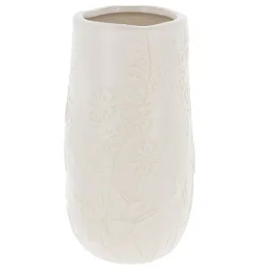 Joe Davies Cream Meadow Sweet Tapered Vase