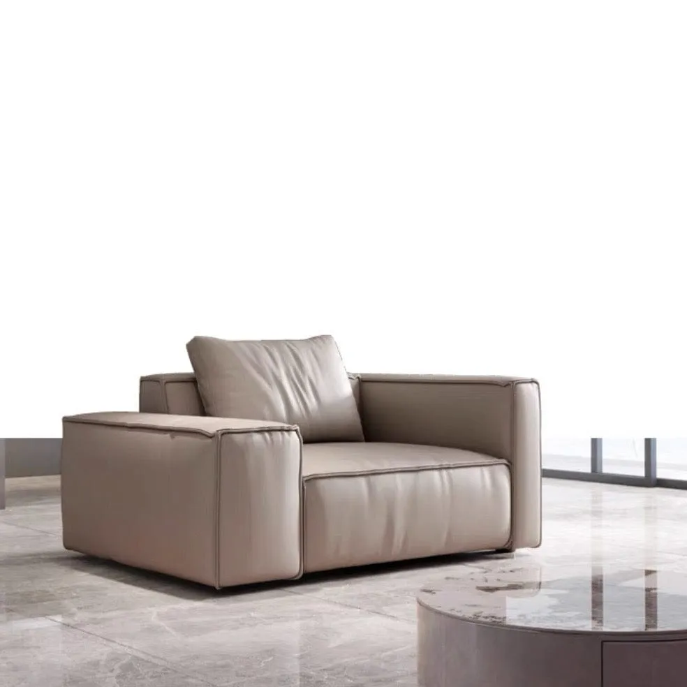 Jonathan Scratch Resistant Sectional Leather Sofa