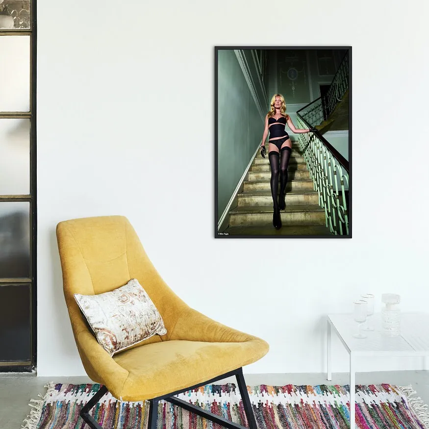 Kate Moss Print PRINTABLE WALL ART, Fashion Photography, Fashion Wall Decor, High-Profile Supermodel, Fashion Icon, Glam Decor