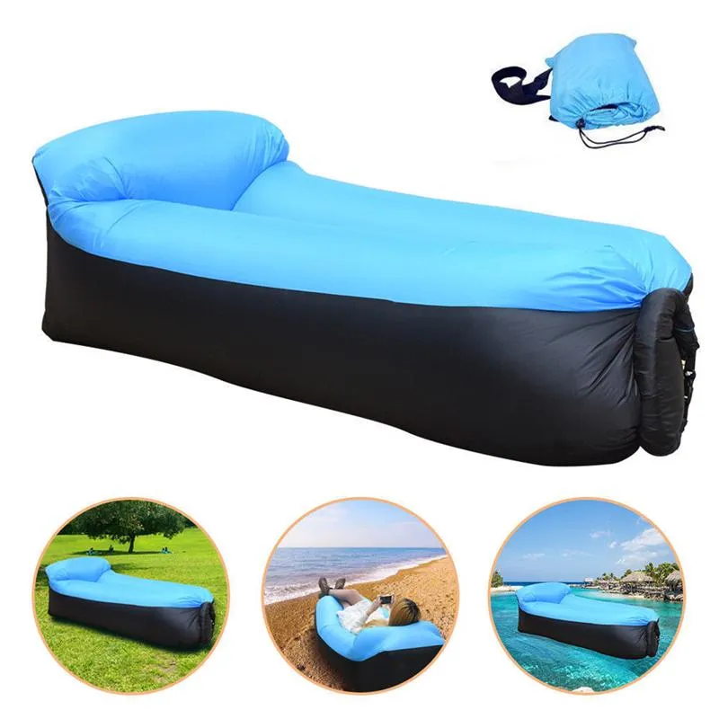 Lazy Sofa Lounger Air Sofa Unicorn Bean Bag Chair Fast Inflatable Outdoor Beach Lounger