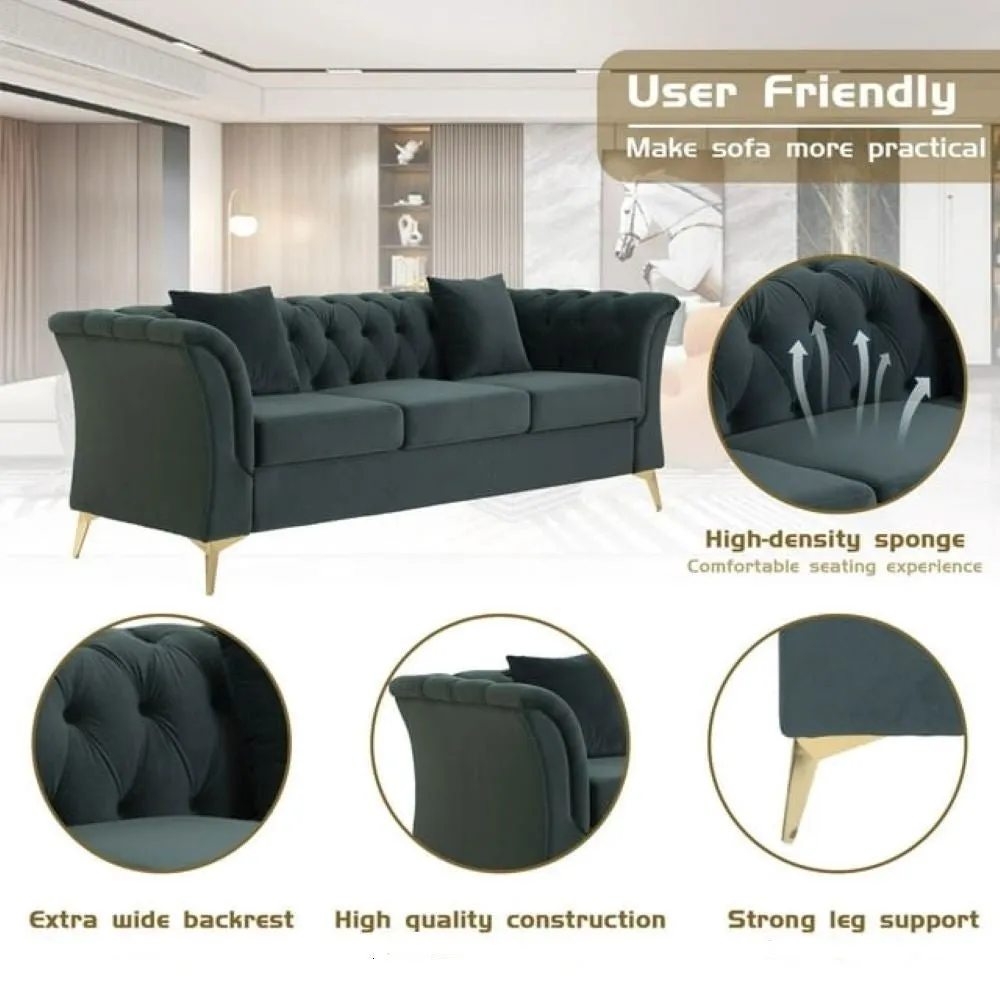 Levi 3 Seater Fabric sofa for Living Room