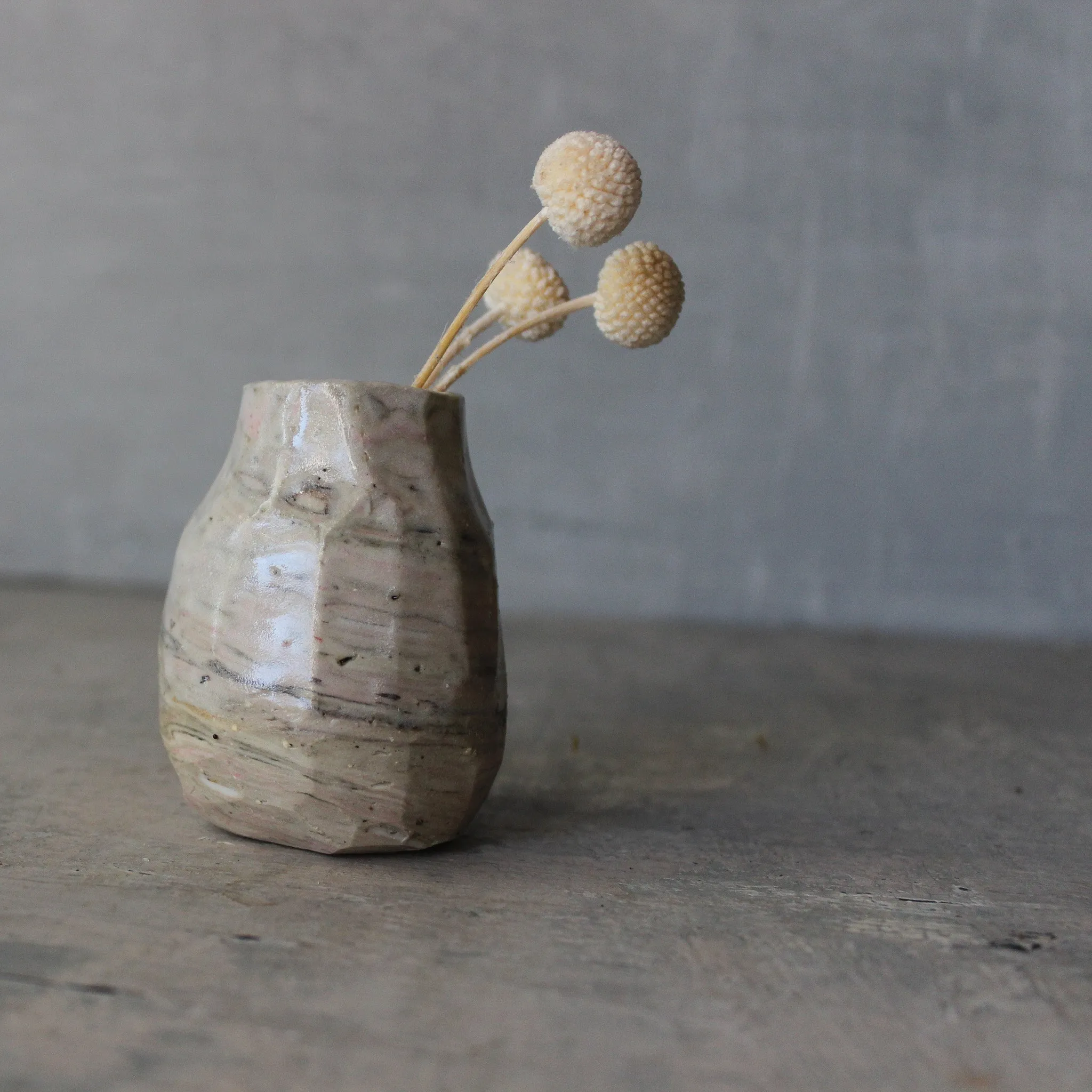 Little Bud Vases : Marbled