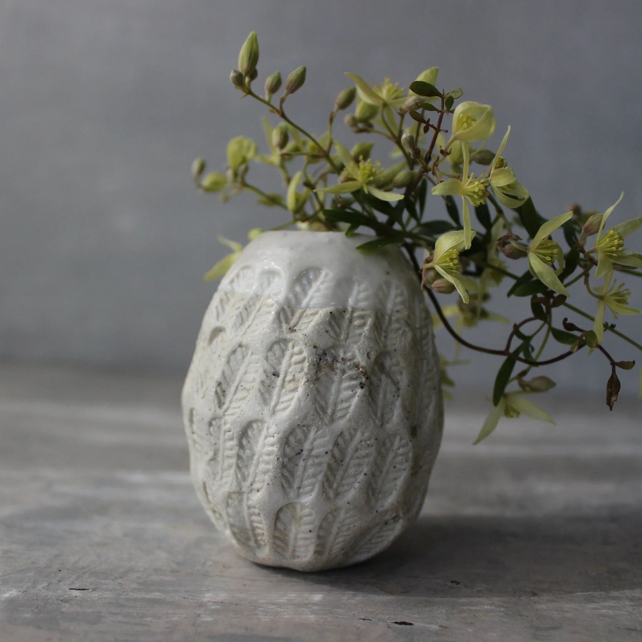 Little Marbled Ceramic Vases