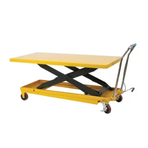 Long Deck Scissors Table, 1100-2200 lb Capacity