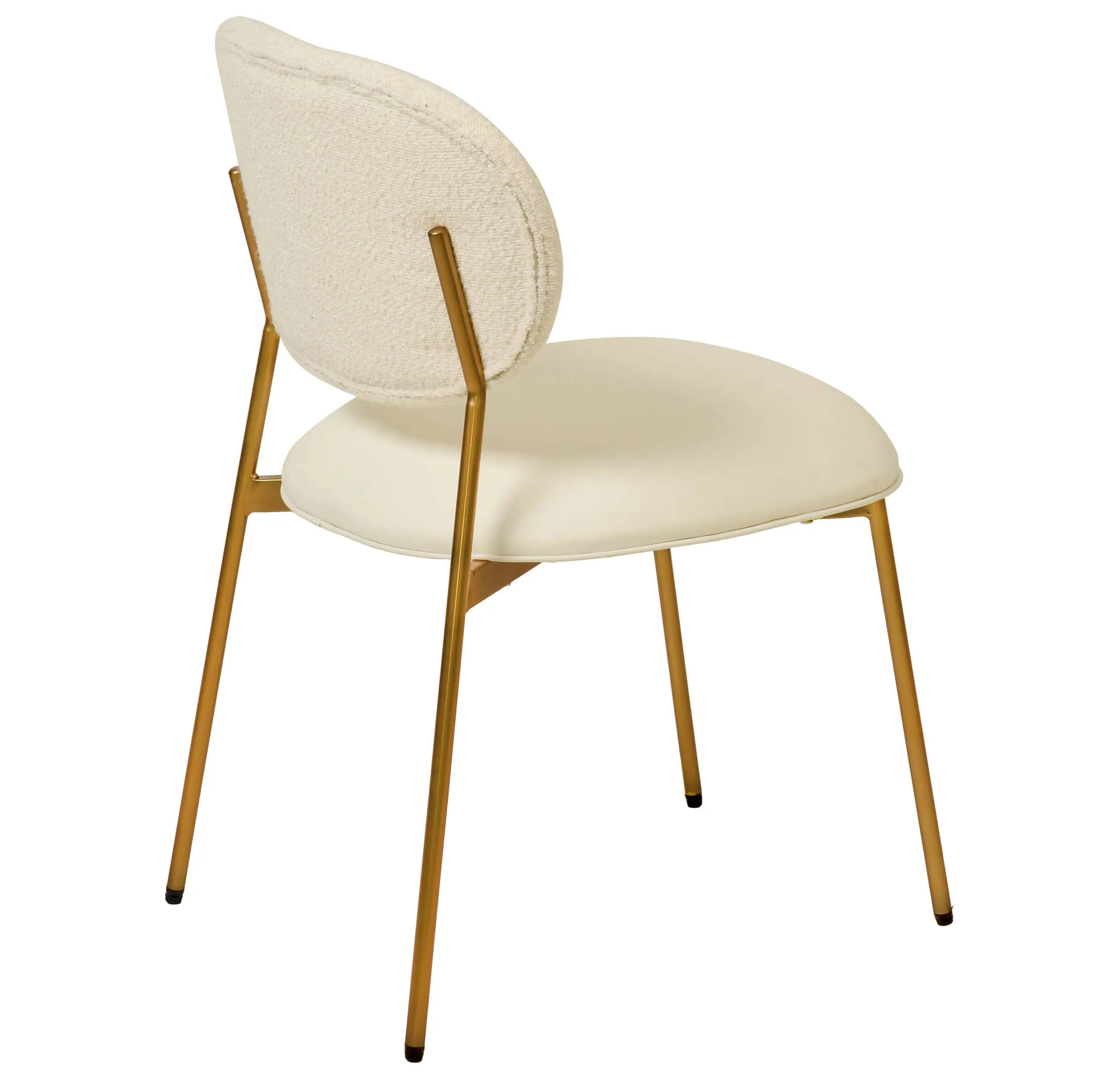 McKenzie Boucle Dining Chair, Cream, Set of 2